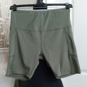 Olive Women's Bike Shorts